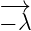 −→
− λ