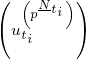 ( (pNti))
(uti    )