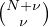(N+ ν)
  ν