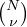 (N)
 ν